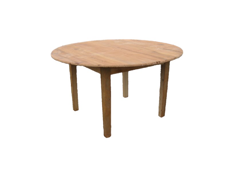 Round table, tapered legs